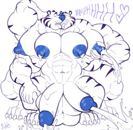 2_heads 2_penises 4_arms 4_legs anthro areola balls big_areola big_muscles big_nipples big_penis blue_nipples blue_nose blue_penis bodily_fluids claws crouching cum digitigrade diphallism dripping ejaculation erection excessive_cum excessive_genital_fluids eyes_closed french_kissing genital_fluids genitals growth hand_behind_head hand_on_knee hand_on_leg heart_symbol horizontal_diphallism huge_muscles huge_nipples huge_penis hyper hyper_genitalia hyper_penis implied_transformation kissing lactating licking_tongue male male_lactation mascot milk milk_drip mitosis moan montgomery_glands multi_arm multi_balls multi_genitalia multi_head multi_head_kiss multi_leg multi_limb multi_nipple multi_pecs multi_penis multifur muscular muscular_anthro muscular_male nipple_fetish nipple_pinch nipple_play nipples orgasm_from_transformation pecs penis pinch selfcest simple_background solo square_crossover striped_body stripes toe_claws tongue tongue_out transformation what_has_science_done bobthetanuki frosted_flakes kellogg's tony_the_tiger felid mammal pantherine tiger 2020 absurd_res hi_res