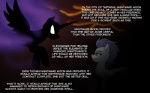 comic english_text equid equine feathered_wings feathers female feral friendship_is_magic hasbro horn mammal my_little_pony mythological_creature mythological_equine mythology nightmare_moon_(mlp) nightshade_(mlp) pegasus pluckyninja shadowbolts_(mlp) smile text winged_unicorn wings