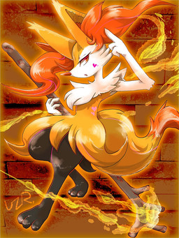 3_fingers 3_toes :o ambiguous_anthro ambiguous_gender anthro arm_tuft biped black_body cheek_tuft chest_tuft claws digitigrade dipstick_tail elemental_manipulation eyebrows eyelashes facial_tuft feet finger_claws fingers fire fire_manipulation fluffy fluffy_tail fur heart_symbol hip_tuft holding_object holding_stick inner_ear_fluff looking_at_viewer markings multicolored_body multicolored_fur nude_ambiguous nude_anthro open_mouth orange_body orange_eyes orange_fur orange_inner_ear_fluff orange_nose orange_tail_tip pointy_ears prick_ears shoulder_tuft side_view snout solo standing stick tail tail_markings toes tuft two_tone_tail white_body white_claws white_fur yellow_body yellow_fur yellow_tail quail_00n0 nintendo pokemon braixen canid generation_6_pokemon mammal pokemon_(species) 2021 colored digital_drawing_(artwork) digital_media_(artwork) full-length_portrait hi_res portrait shaded signature