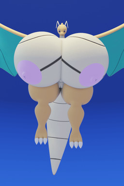 anthro areola big_breasts big_butt blue_background bouncing_breasts breasts butt female flying genitals huge_breasts hyper hyper_breasts jiggling looking_at_viewer navel nipples simple_background sky solo tail thick_thighs vulva wings darkdraketom mythology nintendo pokemon dragon dragonite generation_1_pokemon mythological_creature mythological_scalie pokemon_(species) scalie 2:3 3d_(artwork) 3d_animation animated blender_(artwork) digital_media_(artwork)