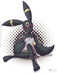 3_toes anthro anthrofied black_body black_fur feet female fur looking_at_viewer pokemorph red_eyes smile solo toes towel towel_only rilex_lenov nintendo pokemon rika_(rilex_lenov) eeveelution generation_2_pokemon pokemon_(species) umbreon