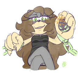 anthro black_clothing black_dress bomb bound brown_hair chain chained claws clothing creepy_smile dress explosives female fur green_eyes grey_body grey_fur hair jewelry looking_at_viewer looking_down panties pendant possession smile solo thin_calves thin_legs thin_thighs underwear innotsu sega sonic_the_hedgehog_(series) fan_character narcy_(innotsu) tsumiki_(innotsu) eulipotyphlan hedgehog humanoid mammal 1:1 hi_res