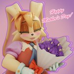 anthro blush bouquet clothing dress female flower flower_bouquet holidays lipstick makeup mature_female plant solo topwear vest nkaiz00 chunkerbuns_(modeler) mother's_day sega sonic_the_hedgehog_(series) vanilla_the_rabbit vanilla_the_rabbit_(chunkerbuns) lagomorph leporid mammal rabbit 1:1 3d_(artwork) blender_(artwork) digital_media_(artwork) hi_res