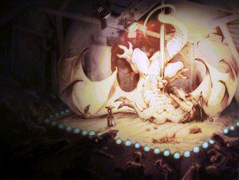 dancing female feral group lying membrane_(anatomy) membranous_wings money on_back pole pole_dancing solo_focus stage strip_club stripper tail tipping wings skadjer mythology dragon mythological_creature mythological_scalie scalie 4:3 animated low_res