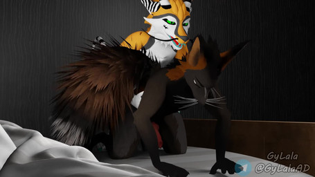 all_fours anal anal_penetration anthro anthro_on_anthro anthro_penetrated anthro_penetrating anthro_penetrating_anthro balls bed black_body black_fur bouncing_balls bouncing_penis doggystyle dominant dominant_male duo erection fluffy fluffy_tail from_behind_position fur furniture genitals hair male male/male male_penetrated male_penetrating male_penetrating_male multiple_angles open_mouth orange_body orange_fur penetration penile penile_penetration penis penis_in_ass sex submissive submissive_male tail white_body white_fur gylala asian_mythology east_asian_mythology mythology gylala_(character) tyler_(tylerthefox) canid canine cross_fox dragon eastern_dragon fox mammal mythological_creature mythological_scalie red_fox rexouium scalie true_fox 16:9 3d_(artwork) 3d_animation animated blender_(artwork) digital_media_(artwork) hi_res high_framerate loop no_sound short_playtime video widescreen