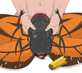 4_legs animal_genitalia animal_penis bestiality big_wings blush bodily_fluids censor_bar cloaca cloacal_penis cross-popping_vein crown cum dialogue duo ejaculation eyespots feral feral_penetrated forced forced_oral genital_fluids genitals headgear human_on_feral human_penetrating human_penetrating_feral insect_wings insectophilia interspecies lepidopteran_wings male male/male male_human male_penetrated male_penetrating male_penetrating_male markings multicolored_wings navel not_furry nude_human oral orange_wings penetration penis penis_in_mouth pink_penis quadruped rape sex shaking sitting small_penis solo_focus spread_wings struggling sweat tan_body tan_skin tapering_penis wings omnivore_(artist) disney hoppers_(disney) pixar anon titus_(hoppers) arthropod butterfly human insect lepidopteran mammal monarch_butterfly 2026 censored digital_media_(artwork) japanese_description translated_description unavailable_at_source