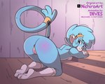 2024 5:4 animated anthro anus big_butt breasts butt butt_slap diives female genitals golden_monkey haplorhine hi_res looking_at_viewer looking_back looking_back_at_viewer mammal monkey nipples primate pussy shiliu_(diives) short_playtime slap solo spanking xingzuo_temple