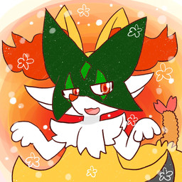 ambiguous_anthro ambiguous_gender anthro biped food front_view mask object_in_tail open_:3 open_mouth open_smile shrimp_(food) simple_background smile snout solo standing tail textured wearing_mask annyui0611 nintendo pokemon braixen canid generation_6_pokemon mammal pokemon_(species) 1:1 2022 digital_drawing_(artwork) digital_media_(artwork) half-length_portrait hi_res japanese_description portrait translated_description