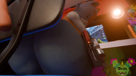 anthro big_butt butt butt_focus chair female furniture male male/female on_chair sitting sitting_on_chair solo teasing teasing_viewer teasing_with_butt thick_thighs wide_hipped_anthro wide_hipped_female wide_hips omananimations coel3d_(modeler) epic_games fortnite fortnite:_battle_royale cate_meowdy animal_humanoid cat_humanoid domestic_cat felid felid_humanoid feline feline_humanoid felis humanoid mammal mammal_humanoid absurd_res hi_res