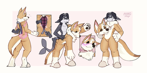 anthro black_sclera clothing costume costume_transformation duo furry_wearing_fursuit fursuit fursuit_transformation male nude pawpads simple_background smile standing suit_transformation tail transformation zipper anthromage anna_magenta sponst aquatic canid fish mammal shark 2024 digital_media_(artwork) hi_res