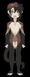 anthro black_background black_body black_fur breasts brown_body brown_eyes brown_fur featureless_breasts female fur simple_background solo nabaiki maddie_(deexcoffee) capuchin_monkey cebid haplorhine mammal monkey new_world_monkey primate hi_res model_sheet