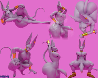anthro balls big_butt big_penis butt claws clothing crouching cuffs_(clothing) ear_piercing ear_ring erection finger_claws footwear footwear_only genitals glans hairless hand_on_knee hand_on_leg huge_butt humanoid_genitalia humanoid_penis male mostly_nude navel nipples nude open_mouth pecs penis piercing purple_background purple_body ring_piercing shoes shoes_only simple_background solo tail thick_thighs tongue tongue_out yellow_sclera camseven dragon_ball dragon_ball_super beerus domestic_cat felid feline felis god_of_destruction hairless_cat mammal sphynx_(cat) 3d_(artwork) digital_media_(artwork) hi_res