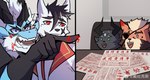 angry anthro chibi eye_patch eyewear gesture group hand_gesture horn male pointing pointing_at_another text delax_(artist) mythology tianhehui woman_yelling_at_a_cat bai_yu_(tianhehui) chen_hu_(tianhehui) kerlno_(tianhehui) mo_xia_(tianhehui) bovid canid canine canis caprine dragon felid goat mammal mythological_creature mythological_scalie pantherine scalie tiger wolf chinese_text hi_res