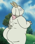 blue_eyes butt caprine chubby fur goat hyper mei one_stormy_night p3ntavus scarf surprise white_fur
Rating: Safe
Score: 3
User: terminal11
Date: August 15, 2013