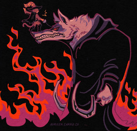 angry annoyed anthro bared_teeth belt black_background black_clothing boots cape carrying_another cheek_tuft chin_tuft clenched_teeth cloak clothing confident dual_wielding duo ears_up emanata extreme_size_difference facial_markings facial_tuft fight fire fire_background footwear fur fuzzy grey_body grey_fur grin hat head_markings headgear headwear holding_object holding_weapon larger_anthro larger_male looking_at_another male markings mask_(marking) melee_weapon narrowed_eyes neck_tuft on_face on_head on_top orange_body orange_fur pointing_weapon pointy_ears poking poking_head prick_ears raised_arm rapier red_eyes sharp_teeth shoes sickle side_view simple_background size_difference smaller_anthro smaller_male smaller_on_top smile standing standing_on_another stepped_on sword tail teeth tuft weapon avrilsommerfeld dreamworks puss_in_boots_(franchise) death_(puss_in_boots) puss_in_boots_(dreamworks) canid canine canis domestic_cat felid feline felis mammal tabby_cat wolf hi_res signature