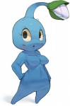 blue_body blush breasts female not_furry nude plant solo koki nintendo pikmin blue_pikmin elemental_creature flora_fauna humanoid pikmin_(species)