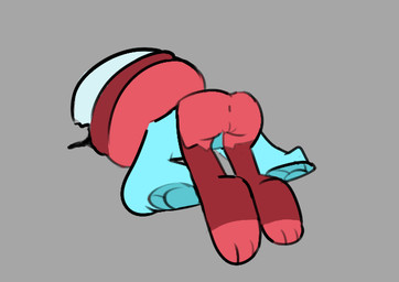 3_toes alternate_form corpse death feet female_death genitals imminent_rape imminent_sex lying_on_ground on_ground toes anonymous_artist blushcrunch_studio dandy's_world gigi_(dandy's_world) toon_(dandy's_world)