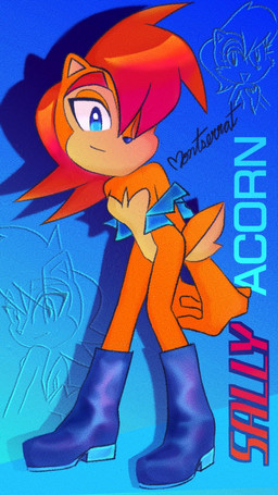 anthro blue_eyes boots boots_only bottomless breasts clothed clothing female footwear footwear_only glistening glistening_eyes hair looking_at_viewer mostly_nude multiple_poses pointy_ears pose prick_ears red_hair scut_tail shoes short_tail small_breasts smile solo tail topwear topwear_only vest vest_only shockingshampoo sega sonic_the_hedgehog_(satam) sonic_the_hedgehog_(series) sally_acorn chipmunk ground_squirrel hybrid mammal rodent sciurid tree_squirrel 9:16 hi_res signature