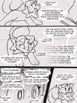 after_transformation ambiguous_gender dialogue duo female female_focus feral feral_focus feral_transformation gender_transformation panicking pokemon_transformation pregnant pregnant_female pregnant_feral profanity solo_focus species_transformation speech_bubble talking_feral text thought_bubble transformation nulloffset nintendo pokemon generation_7_pokemon human mammal pokemon_(species) rockruff 3:4 absurd_res black_and_white comic english_text hatching_(art) hi_res line_art monochrome shaded shaded_line_art sketch