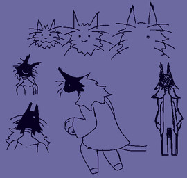 anthro bathrobe big_hands clothing hair hooves long_ears long_hair low-angle_view messy_hair obscured_face rear_view robe shadowed_face smile solo tail whiskers felineflustered sixex_(felineflustered) domestic_cat felid feline felis hybrid mammal sketch trans_(lore) trans_woman_(lore)