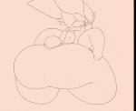 ambiguous_gender anthro bent_over big_butt bottomwear bottomwear_down butt butt_focus clothed clothing fur huge_butt looking_back pants pants_down partially_clothed presenting presenting_hindquarters rear_view simple_background solo thick_thighs undressing wide_hips abnarie nintendo pokemon cinderace generation_8_pokemon mammal pokemon_(species) 2020 2d_animation animated frame_by_frame short_playtime