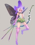 arrow_(weapon) bow_(weapon) fantasy female flower flying holding_object holding_weapon humanoid_pointy_ears insect_wings lily_of_the_valley not_furry plant pointy_ears poison ranged_weapon solo weapon wings weno fairy humanoid