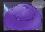 anthro belly big_belly big_breasts blue_body blue_fur blueberry_inflation breasts calorie canid canine chubby_cheeks clothing dialogue diane_foxington dreamworks english_text female fox fur hi_res huge_belly huge_breasts hyper hyper_belly hyper_breasts hyper_inflation immobile inflation inside mammal solo sound_effects spherical_inflation text the_bad_guys window