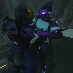 anthro armor big_breasts big_butt breasts butt female machine male size_difference tail elitedog halo_(series) microsoft xbox_game_studios euro_syntheaven android human mammal robot spartan_(halo) synth_(vader-san) 1:1 3d_(artwork) blender_(artwork) blender_cycles_(artwork) digital_media_(artwork) hi_res