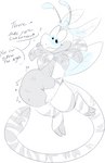abdominal_bulge antennae_(anatomy) fully_inside male plant tail tail_mouth unusual_anatomy unusual_tail vore wings adteev mythology dechroma dragon dragonflora hybrid mythological_creature mythological_scalie scalie