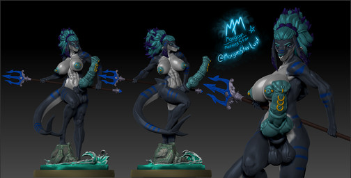2_penises abs accessory animal_genitalia animal_penis anthro areola backsack balls barbell_piercing biceps big_breasts big_butt biped bodily_fluids breasts butt cock_ring dominant dominant_gynomorph dominant_intersex ear_piercing ear_ring equine_genitalia equine_penis erection eyelashes facial_piercing figurine fin genital_fluids genital_piercing genitals glistening glistening_abs glistening_breasts gynomorph hair holding_object holding_weapon huge_breasts humanoid_genitalia intersex jewelry knot knotted_penis looking_at_viewer melee_weapon multi_genitalia multi_penis muscular muscular_anthro nipple_barbell nipple_piercing nipples non-mammal_breasts non-mammal_nipples nose_piercing nose_ring nude penile penis penis_accessory penis_jewelry penis_piercing piercing polearm presenting ring_piercing sculpture seaside septum_piercing septum_ring shark_tail smile solo tail thick_thighs trident vein veiny_penis weapon wide_hips morgan_morningstar finfoka_starman aquatic fish shark 3d_(artwork) digital_media_(artwork)