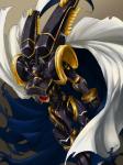 ambiguous_gender armor cape clothing solo oki_(a-terubz) bandai_namco digimon alphamon digimon_(species) monster x-digimon 3:4