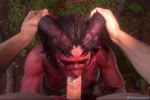 breasts dark_hair duo fellatio female female_on_human female_penetrated first_person_view forest forest_background genitals glowing glowing_eyes horn horn_grab human_penetrating human_penetrating_female human_pov humanoid_genitalia humanoid_hands humanoid_penis male male/female male_penetrating male_penetrating_female male_pov markings nature nature_background not_furry nude oral oral_penetration outside pale_skin penetration penile penis penis_in_mouth plant red_body red_eyes red_skin sex tail tattoo tongue tongue_out tree shulyque baldur's_gate baldur's_gate_3 dungeons_and_dragons hasbro larian_studios wizards_of_the_coast tav_(baldur's_gate) demon demon_humanoid horned_humanoid human humanoid mammal tailed_humanoid tiefling 3d_(artwork) 3d_animation animated digital_media_(artwork) short_playtime sound webm