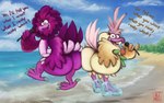 16:10 accipitrid accipitriform angry_birds anthro avian avian_feet bird butt coconut_bra daughter_(lore) debbie_(angry_birds) devnull duo eagle feathers female female/female hi_res mother_(lore) mother_and_child_(lore) mother_and_daughter_(lore) parent_(lore) parent_and_child_(lore) parent_and_daughter_(lore) pseudo_hair rovio_entertainment sega spice_girls tail tail_feathers the_angry_birds_movie touching_butt widescreen zeta_(angry_birds)