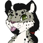 anthro blep male solo tongue tongue_out tyrartist umbrose felid mammal pantherine snow_leopard 1:1 absurd_res hi_res portrait