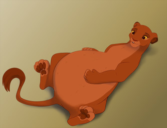 5_toes belly bent_legs big_belly brown_body brown_eyebrows brown_eyes brown_fur brown_nose brown_pawpads brown_tail eyebrows eyelashes feet female female_feral feral foot_on_own_belly fur gradient_background lidded_eyes light long_tail lying multicolored_body multicolored_fur on_back open_mouth open_smile pawpads pregnant pregnant_female pregnant_feral quadruped simple_background smile solo tail toes two_tone_body two_tone_fur yellow_sclera black_kitty disney the_lion_guard the_lion_king rani_(the_lion_guard) felid lion mammal pantherine 2023 colored digital_drawing_(artwork) digital_media_(artwork) english_description hi_res lighting shaded