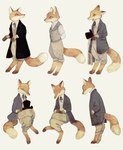 alternative_fashion anthro classy clothing cravat eyes_closed fur hat headgear headwear j-fashion male orange_body orange_fur ouji_(fashion) pantaloons paws solo suit suit_jacket top_hat topwear vest rt0no canid canine fox mammal red_fox true_fox absurd_res digital_media_(artwork) digital_painting_(artwork) hi_res