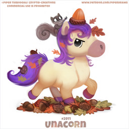 acorn ambiguous_gender black_eyes buckteeth duo feral food fruit fur grey_body grey_fur hair horn humor leaf nut_(fruit) pinecone plant pun purple_hair simple_background tan_body tan_fur teeth text visual_pun white_background piper_thibodeau mythology equid equine grey_squirrel mammal mythological_creature mythological_equine rodent sciurid tree_squirrel unicorn digital_media_(artwork) digital_painting_(artwork) english_text painting_(artwork) url