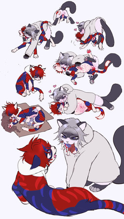 abuse alternate_species anatomically_correct andromorph andromorph/male andromorph_feral animal_genitalia animal_penis bite blood blood_in_pussy bodily_fluids breastfeeding cannibalism child_abuse clothed clothed_feral clothing crossgender cuddling duo eyewear feline_genitalia feline_penis feral feral_on_feral forced furrification genitals glasses gore infanticide intersex intersex/male intersex_feral intraspecies male mta_crossgender mti_crossgender neck_bite neonate painful_penetration penetration penis pregnant pregnant_andromorph pregnant_feral pregnant_intersex rape scratch_mark scratching sex vaginal vaginal_penetration wearing_glasses wounded young young_feral dokudrinker the_hundred_line:_last_defense_academy eito_aotsuki takumi_sumino domestic_cat felid feline felis mammal hi_res