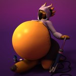 air_pump anthro belly big_belly big_penis clothing genitals hoodie hyper hyper_inflation inflated_belly inflation inflation_fetish male penis pump solo topwear anthroanim mythology milenth_drake dragon mythological_creature mythological_scalie scalie 1:1 3d_(artwork) digital_media_(artwork) hi_res