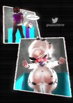 black_nipples duo female hair male male/female nipples text white_body white_hair clazzey cryptiacurves dash23 fazclaire's_nightclub five_nights_at_freddy's five_nights_at_freddy's_2 fredina's_nightclub scottgames marie_(cally3d) marionette_(fnaf) human humanoid mammal 2023 3d_(artwork) absurd_res comic digital_media_(artwork) english_text hi_res source_filmmaker_(artwork)