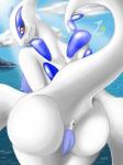 anthro anus back back_turned blue_nipples breasts butt female fur legendary_pokémon looking_at_viewer looking_back lugia nintendo nipples nude pokémon presenting presenting_hindquarters pussy red_eyes smile solo video_games white_fur
Rating: Explicit
Score: 14
User: voldosbt
Date: February 22, 2014