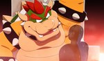 anthro armpit_fetish armpit_hair belly big_belly bodily_fluids body_hair duo kemono male moobs musk overweight overweight_male sweat eto1212 mario_bros nintendo bowser koopa scalie 2023 hi_res