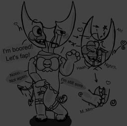 2_heads 2_penises anthro black_blood black_cum blood blood_on_face bodily_fluids body_control colored_blood colored_cum conjoined conjoined_twins crotch_tentacles cum cum_string duo forced forced_masturbation front_view genital_fluids genitals hypnosis hypnotic_eyes ichor male male/male masturbation mind_control multi_genitalia multi_head multi_penis overstimulation penis rape sex simple_background sore standing tentacles unusual_blood unusual_bodily_fluids unusual_cum unusual_genital_fluids young pebblegorepup blushcrunch_studio dandy's_world roblox razzle_&_dazzle_(dandy's_world) toon_(dandy's_world) hi_res monochrome sketch adult_(lore) brother_(lore) brothers_(lore) incest_(lore) sibling_(lore)