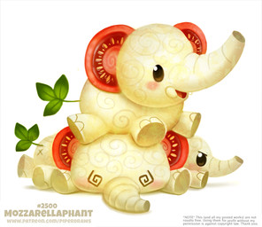 ambiguous_gender angry anus beady_eyes blush brown_eyes cheese dairy_products feral food fruit group humor leaf open_mouth plant pun simple_background spiral spiral_eyes tomato tusks visual_pun white_background x_anus piper_thibodeau elephant elephantid food_creature mammal proboscidean digital_media_(artwork) digital_painting_(artwork) painting_(artwork)