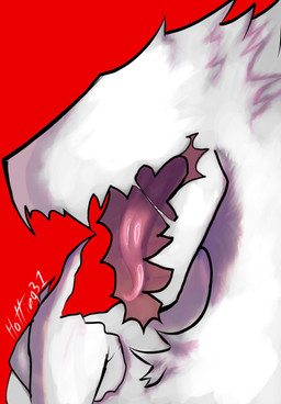 anthro bodily_fluids eyeless fur glistening glistening_tongue head_tuft inside_mouth male open_mouth reflection saliva saliva_on_tongue saliva_string solo teeth tongue tongue_fetish tongue_out tuft vore vore_invitation wet_tongue white_body white_fur hotting31 mythology darkoj_(hotting31) dragon furred_dragon furred_scalie hybrid mythological_creature mythological_scalie scalie hi_res
