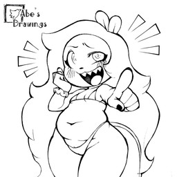 5_fingers anthro belly bikini clothed clothing emanata female fingers gesture hair hand_gesture loli looking_at_viewer navel open_mouth pointing pointing_at_viewer pussy_peek skimpy skimpy_bikini solo swimwear teeth tongue two-piece_swimsuit young young_anthro young_female abesdrawings cartoon_network ok_k.o.!_let's_be_heroes fink_(ok_k.o.!_lbh) mammal murid murine rat rodent 1:1 2023 hi_res