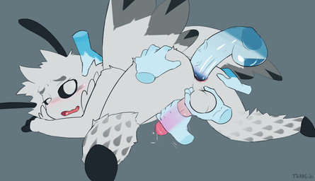 all_fours anal anal_penetration antennae_(anatomy) anthro anus ass_up backsack ball_fondling balls big_penis black_sclera bodily_fluids butt butt_grab disembodied_hand disembodied_penis erection fondling fur genital_fluids genitals ghost_hand group hair half-closed_eyes hand_on_butt hand_on_head handjob hands_everywhere humanoid_genitalia humanoid_penis looking_back looking_pleasured lying male male/male male_penetrated male_penetrating narrowed_eyes neck_tuft on_front open_mouth penetration penile penis penis_size_difference perineum precum rear_view saliva saliva_string sex tongue translucent translucent_penis tuft vein wavy_mouth white_body white_eyes white_fur wings twang arthropod insect lepidopteran moth 2020 hi_res