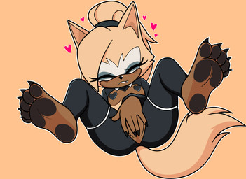 anthro breasts covering covering_crotch covering_vulva fangs feet female heart_symbol pawpads soles solo spread_legs spreading teeth toes moltarhailk223 idw_publishing sega sonic_the_hedgehog_(comics) sonic_the_hedgehog_(idw) sonic_the_hedgehog_(series) whisper_the_wolf canid canine canis mammal wolf absurd_res hi_res