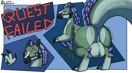 balls bedroom_eyes big_balls big_butt butt claws digestion feral genitals gesture hand_gesture harness looking_back male narrowed_eyes on_hind_legs seductive solo v_sign vore december_dreams capcom monster_hunter bird_wyvern seikret absurd_res hi_res