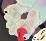 2020 3_toes ambiguous_gender animal_crossing anthro black_toe_claws bodily_fluids canid canine canis claws dialogue dialogue_box disembodied_tongue dogeoisie domestic_dog duo english_text feet foot_fetish foot_focus foot_lick foot_play fur guitar humanoid_feet hunting_dog jack_russell_terrier k.k._slider licking male mammal musical_instrument nintendo pawpads plantigrade plucked_string_instrument presenting saliva saliva_on_foot saliva_on_tongue soles solo_focus string_instrument tail terrier text toe_claws toe_lick toes tongue tongue_between_toes white_body white_fur white_tail wrinkled_feet wrinkles